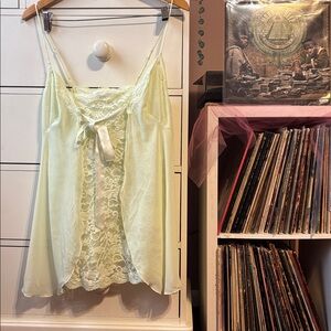 90s Victoria's Secret Pastel Fairy Babydoll Chemise Slip Dress M y2k Vintage Hot